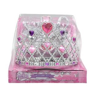 Princess Expressions Costume Tiara Jewelry Set W Ring Earrings and Necklace NEW